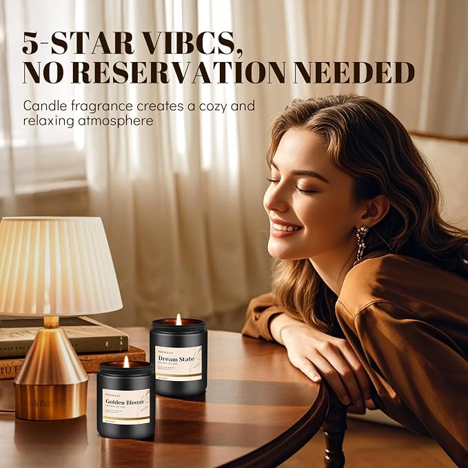 Hotel Scented Candles Set, 6 Pack Candles - Image 5