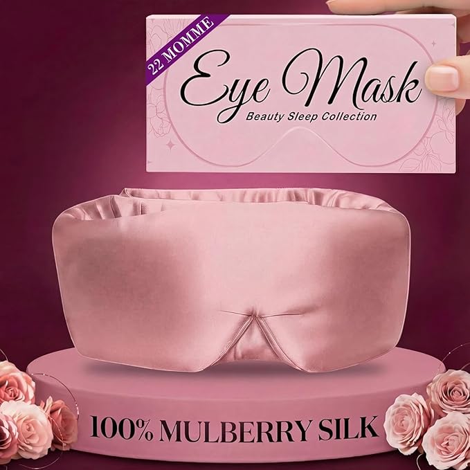 SLEEP SANCTUARY 100% Pure Mulberry Silk Sleep Mask by Unknown