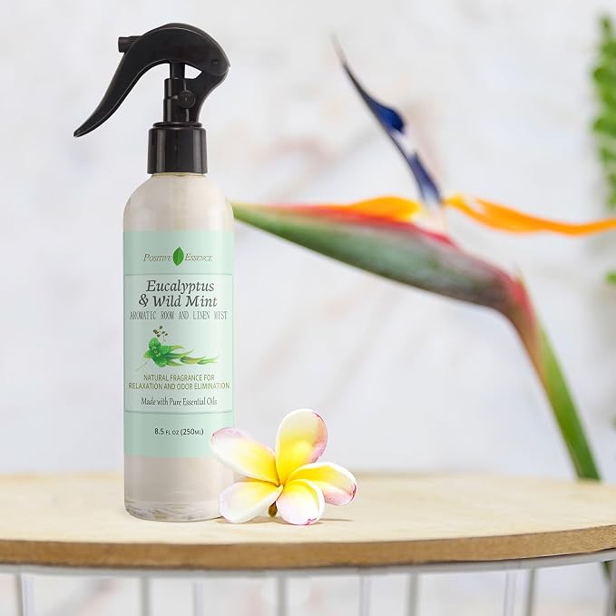 Eucalyptus & Wild Mint Room and Linen Spray, Natural Aromatic Mist Made - Image 2