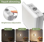 L LOHAS LED 3CCT Night Lights Plug into Wall 2-Pack, 0.3W Plug in Night Light - Image 4