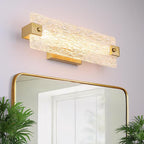 Brushe Gold Bathroom Vanity Light, 16.5 Inch 10W Dimmable LED Bathroom Light by Osimir