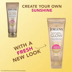 Jergens Natural Glow Self Tanner Body Lotion, Sunless Tanning, Fair to Medium - Image 2