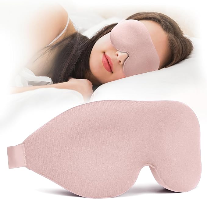 NEWVANGA Sleep Mask for Back and Side Sleeper, Block Out Light, Luxury Sleeping by NEWVANGA