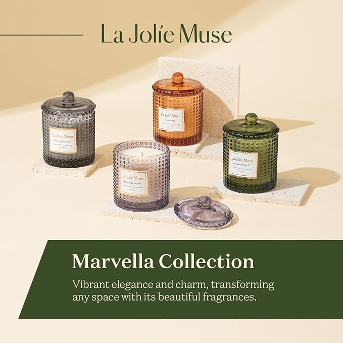 LA JOLIE MUSE Mandarin Matcha Candle, Citrus Candles - Image 6