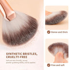 docolor Highlighter Brush Fan Brush Blush Brush Setting Makeup Brush Face - Image 6