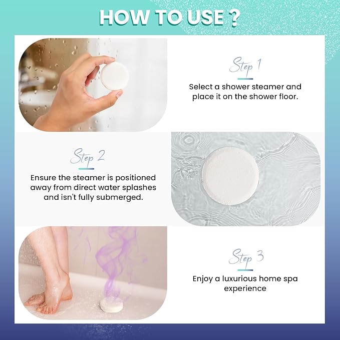 BodyRefresh Shower Steamers Aromatherapy 8 Pack, Birthday Gifts - Image 6
