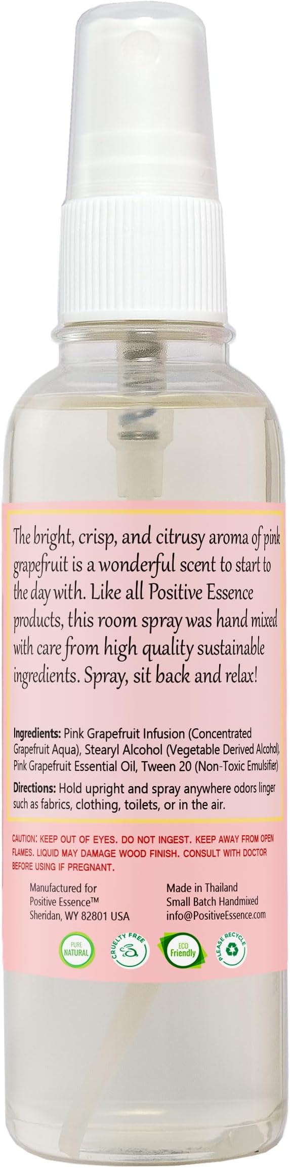 Pink Grapefruit Linen and Room Spray, Natural Air Freshener Made - Image 8