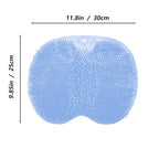 Shower Foot and Back Scrubber Mat, Wall Mounted Shower Foot Scrubber - Image 6