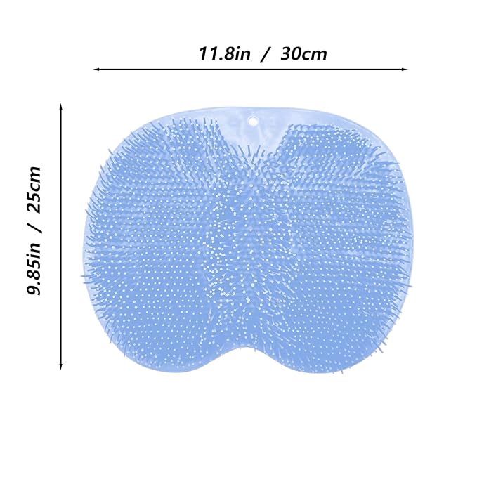 Shower Foot and Back Scrubber Mat, Wall Mounted Shower Foot Scrubber - Image 6