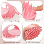 Manmihealth Silicone Back Scrubber & Soft Bath Glove, Silicone Scalp Massager - Image 6