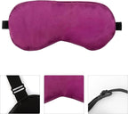 2 PCS Purple Satin Sleep Masks, Adjustable Silk Eye Mask - Image 5