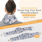 UNCN Long Wide Heating Pad for Neck and Shoulders Back 33x5.9in Microwavable - Image 3