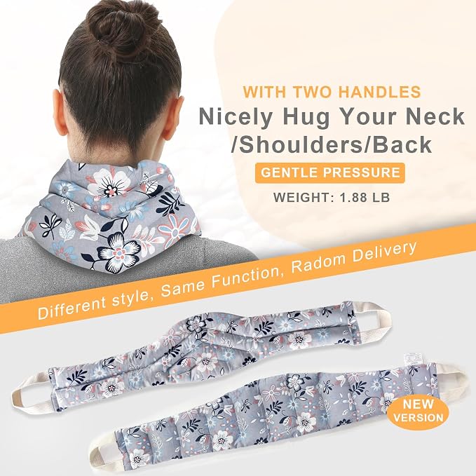 UNCN Long Wide Heating Pad for Neck and Shoulders Back 33x5.9in Microwavable - Image 3