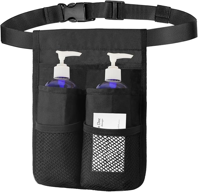 Massage Bottle Holster with Multiple Pockets Design, Machine Washable Massage by MERLEU