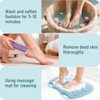 Foot Scrubber Mat Large Feet Scrubber in Shower + Pumice Stone 2 Pack - Image 6