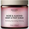 SOULSPA PURE Rose & Almond Body & Foot Scrub by SOULSPAPURE