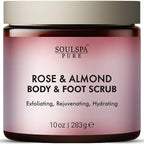 SOULSPA PURE Rose & Almond Body & Foot Scrub by SOULSPAPURE