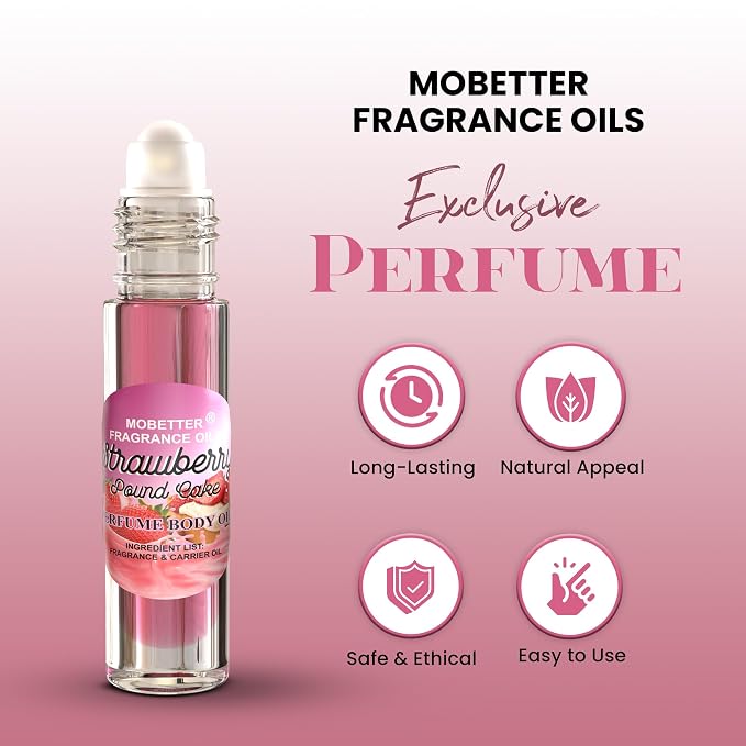 MOBETTER FRAGRANCE OILS Strawberry Pound Cake Perfume body oil fragrance - Image 2