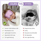 Kids Sleep Mask, 100% Real Mulberry Silk Eye Mask, Sleeping Mask - Image 6
