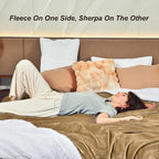 KAWAHOME Sherpa Fleece King Size Blanket - Image 4
