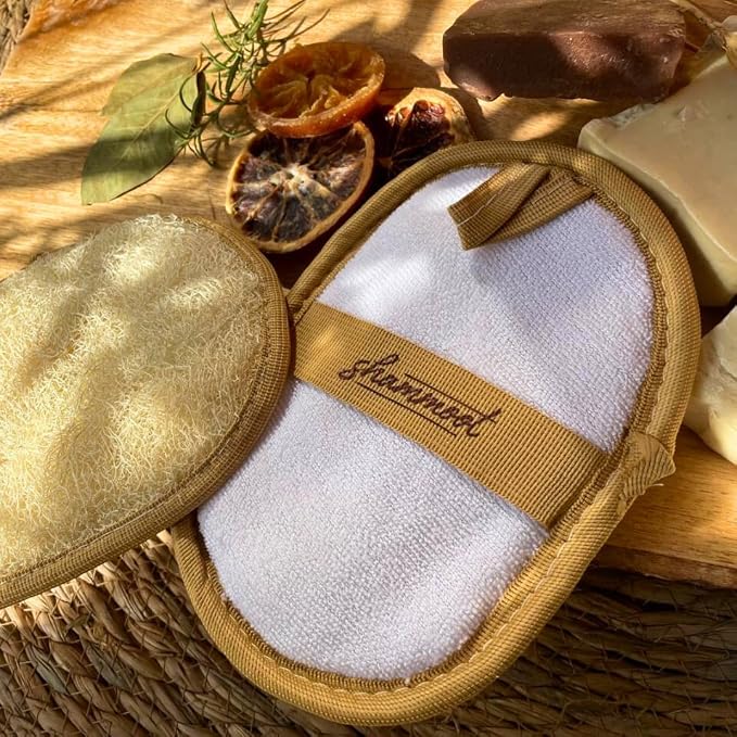 Natural Loofah Exfoliating Body Scrubber – Jordanian Natural Loofah Sponge - Image 5