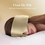 Silk Sleep Mask for Women and Men, Side Sleeper, 22 Momme Pure Mulberry Silk - Image 4