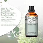 Cypress Essential Oil, 1.01Fl.Oz PHATOIL Pure Essential Oil Singles - Image 3