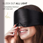 LitBear Silk Sleep Mask for Side Sleeper, Eye Mask Sleeping for Women Men 100% - Image 3