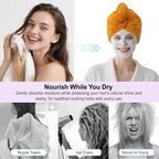 Microfiber Hair Drying Towel Wrap - Image 6