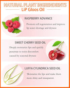 Hydrating Plumping Lip Glow Oil, Tinted Lip Gloss Lip Stain, Glow Reviver Lip - Image 2