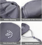 2Pcs UV Face Mask, Sun Masks for Women, Cooling Breathable Face Cover for - Image 4