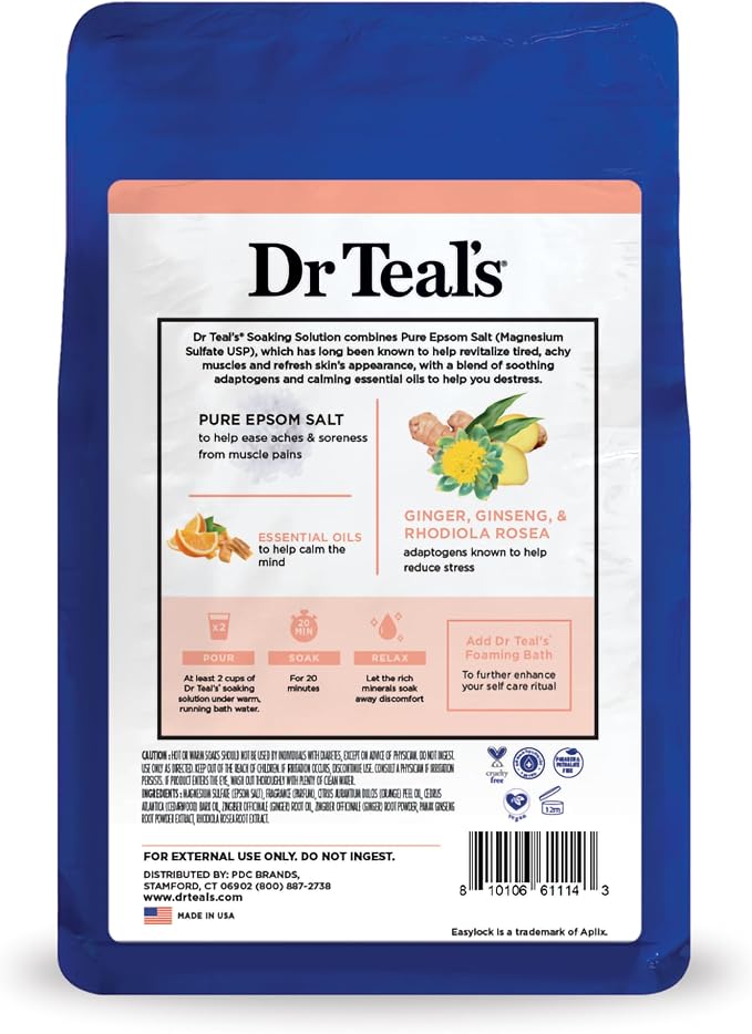 Dr Teal's Pure Epsom Salt, Stress Relief - Image 11