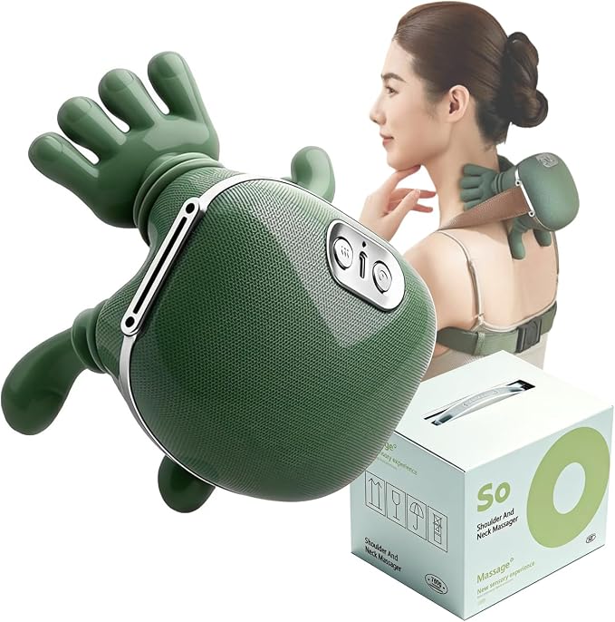 Neck Massager with Heat for Pain Relief deep Tissue, Shoulder & Back Massager by Unknown