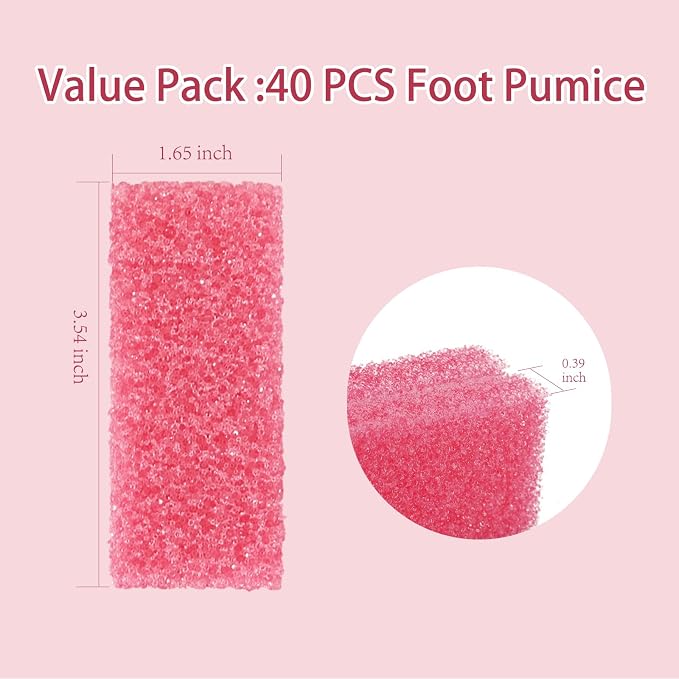 NOVAL Pumice Stone for Feet Scrubber Dead Skin Disposable Foot Pumice Foot - Image 2