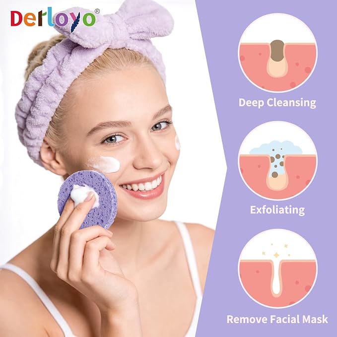 100-Count Compressed Facial Sponges - Image 2