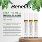 Benatu Essential Oil Blends Set, Natural Aromatherapy Roll On - Image 3