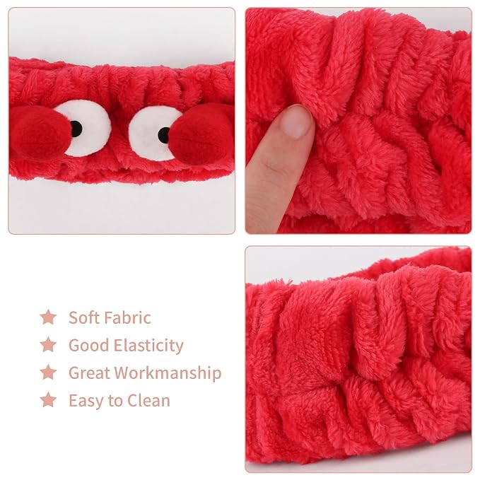 YISSION 4PCS Cute Animal Facial Headbands - Image 6