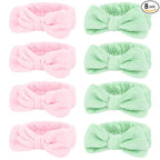 8 Pack Spa Headband for Washing Face Stocking Stuffers Skincare Headbands Bulk by TIOSRU