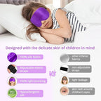 Kids Sleep Mask Eye Cover, 100% Real Natural Pure Silk Eye Mask - Image 4