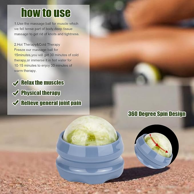 ideayard Massage Stone Jade Ball - Image 6
