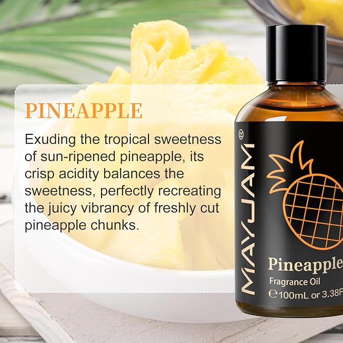 MAYJAM 100ML/3.38FL.OZ Pineapple Fragrance Oils - Image 3