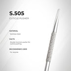 NGHIA Pusher - S-505 | Double–Ended Cuticle Pusher | Precision Nail Care Tool| - Image 3