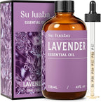 SU JUABA Lavender Essential Oil 4 Fl Oz, 100% Pure Natural Aromatherapy Oil by Unknown