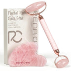 Rena Chris Gua Sha and Face Roller Set: Anti-Breakage Jade Roller by RenaChris