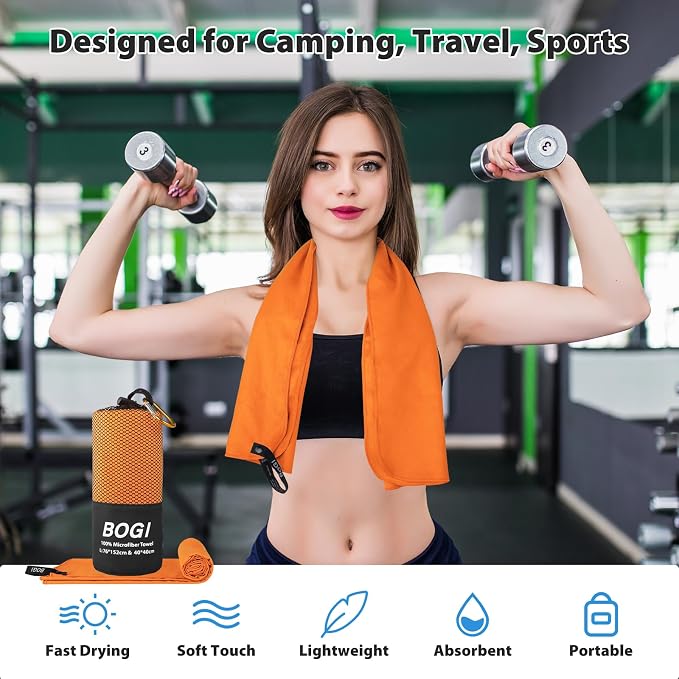 BOGI Microfiber Travel Sports Towel - Image 6