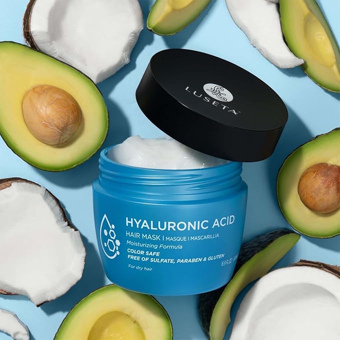 Luseta Hyaluronic Acid Intense Moisture Hair Mask Hydrate Dry Hair Enhance - Image 3