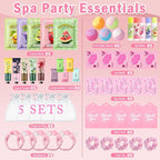 55PCS Spa Party Supplies for Girls, Spa Party Favors Face Masks, Hand Cream - Image 3