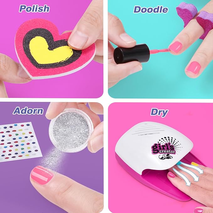 Golray Kid Foot Spa & Nail Kit, Girl Gift - Image 5
