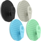 Silicone Body Scrubber 4 Pack, BEAUTAIL Shower Bath Scrubber, Gentle by BEAUTAIL