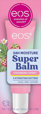 eos 24H Moisture Super Balm- Strawberry Sorbet, Lip Mask, Day or Night Lip by eosproducts